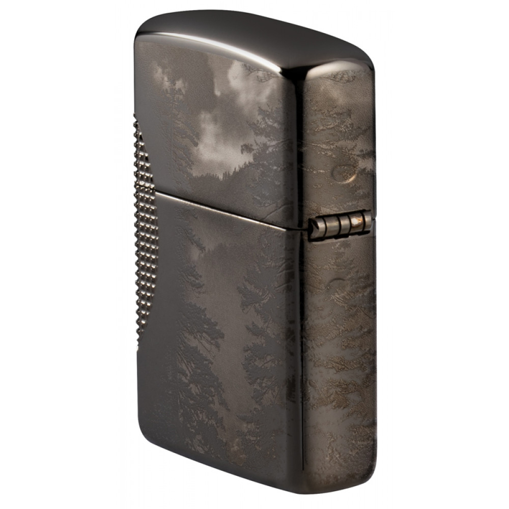 Зажигалка Armor™ High Polish Black Ice® ZIPPO