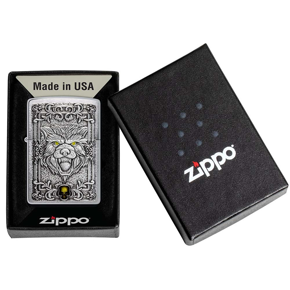 Зажигалка Wolf Emblem ZIPPO