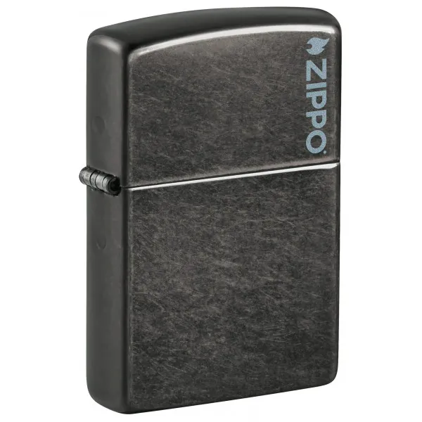 Зажигалка ZIPPO Logo с покрытием Gray Dusk 28378ZL