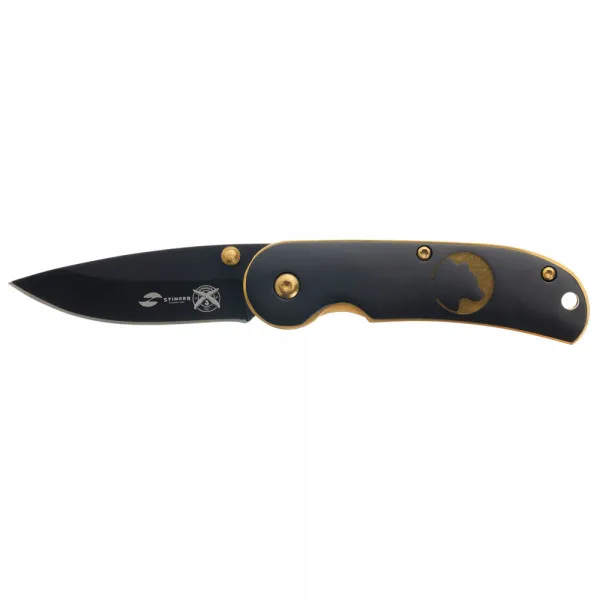 Нож складной Stinger, 70 мм, (чёрный) SL309